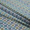 1 Yard Blue and Yellow Geometric Stretch Cotton Sateen Fabric